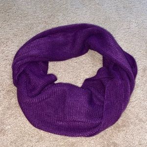 🌟George One Size Knit Solid Purple Infinity Scarf